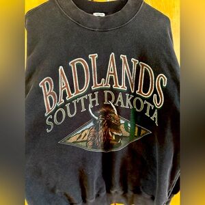 A + F badlands crewneck